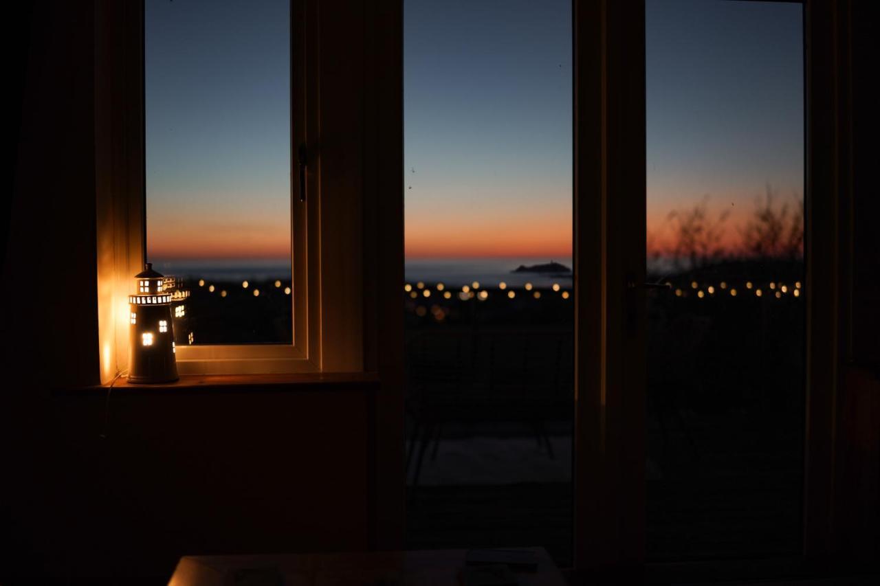 Spacious Sea-View Apt. Overlooking St Ives Bay Gwithian Kültér fotó