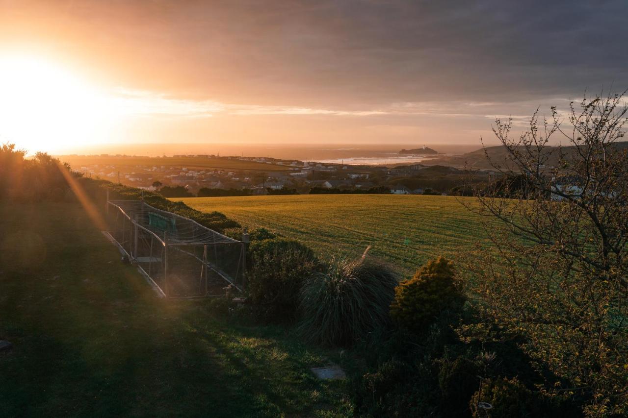 Spacious Sea-View Apt. Overlooking St Ives Bay Gwithian Kültér fotó