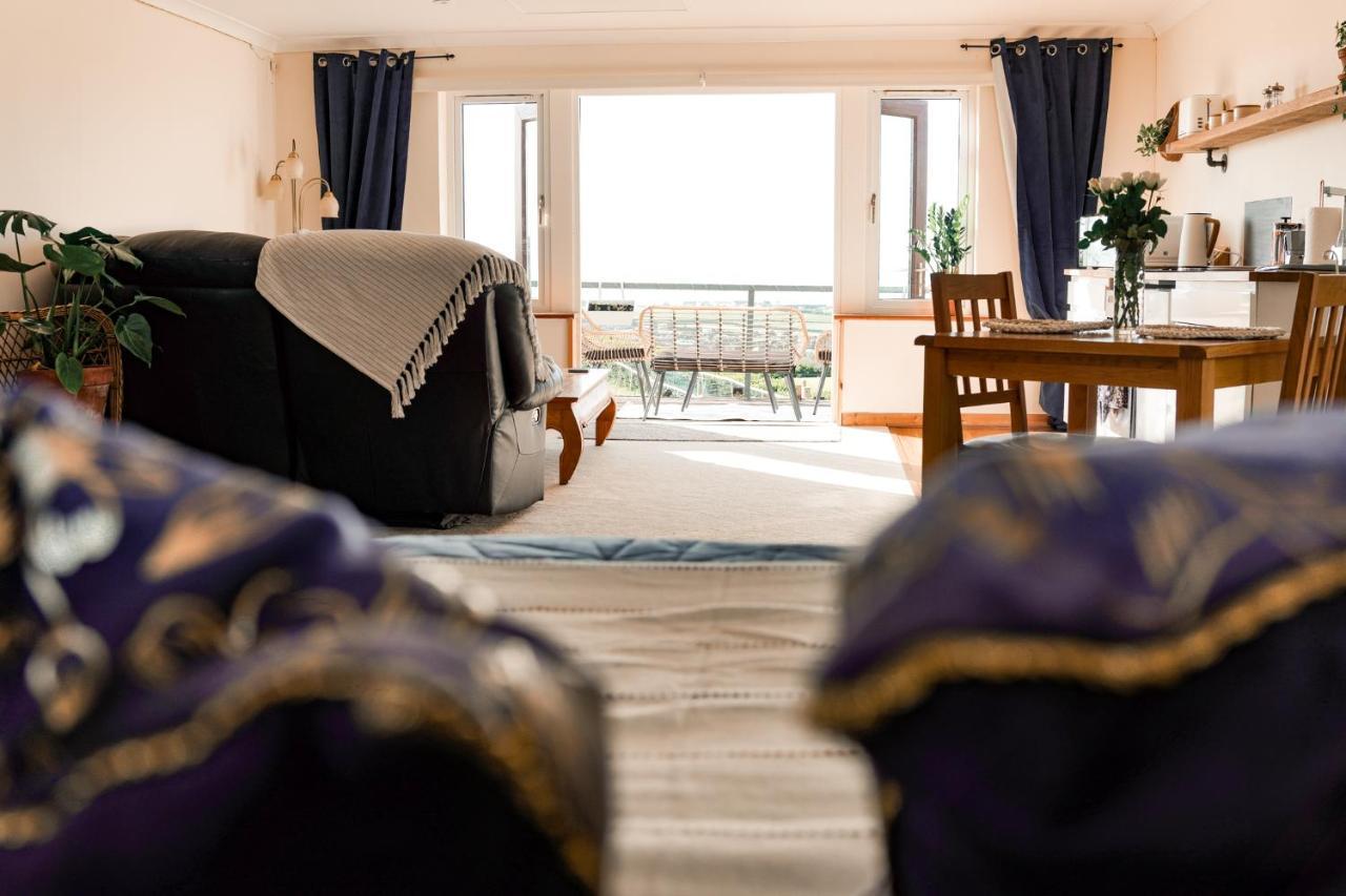 Spacious Sea-View Apt. Overlooking St Ives Bay Gwithian Kültér fotó