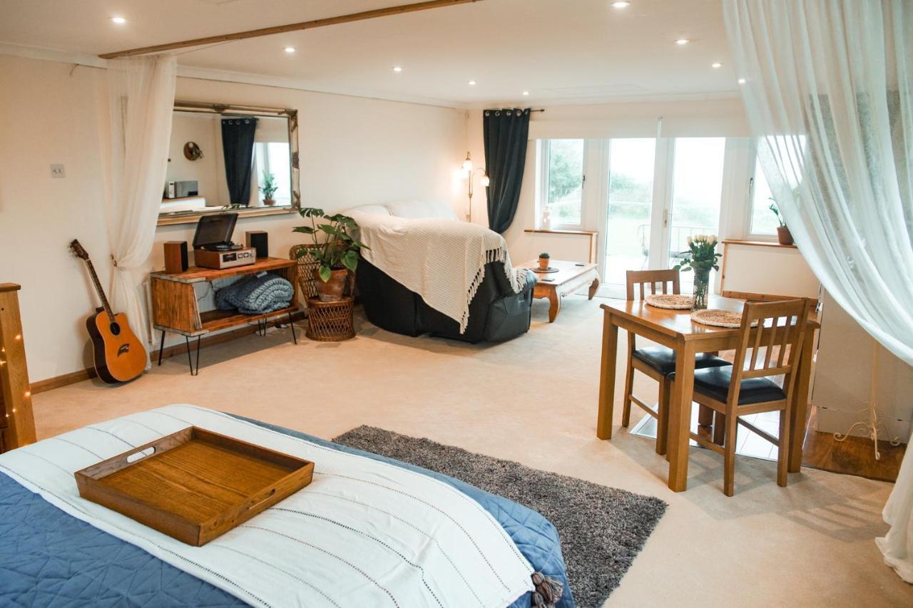Spacious Sea-View Apt. Overlooking St Ives Bay Gwithian Kültér fotó
