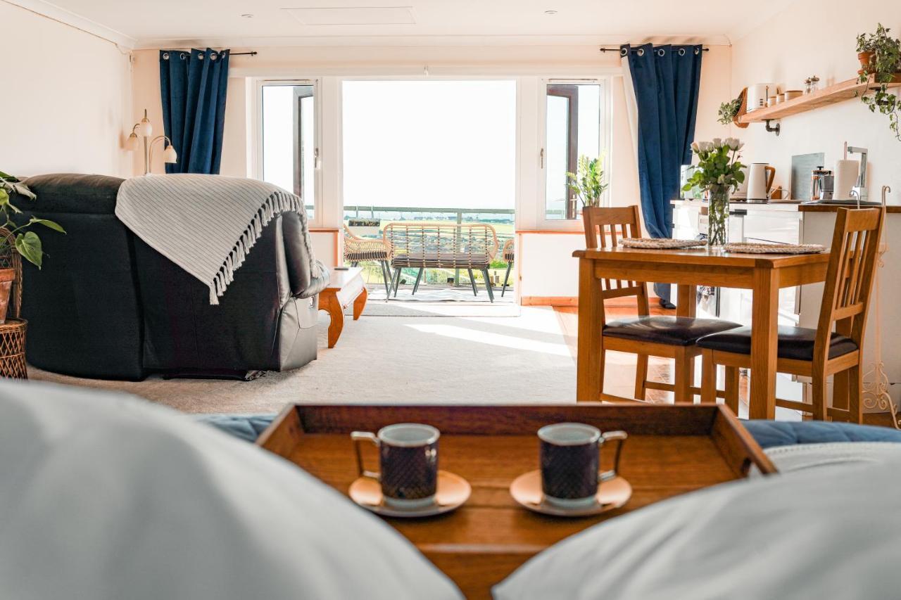 Spacious Sea-View Apt. Overlooking St Ives Bay Gwithian Kültér fotó