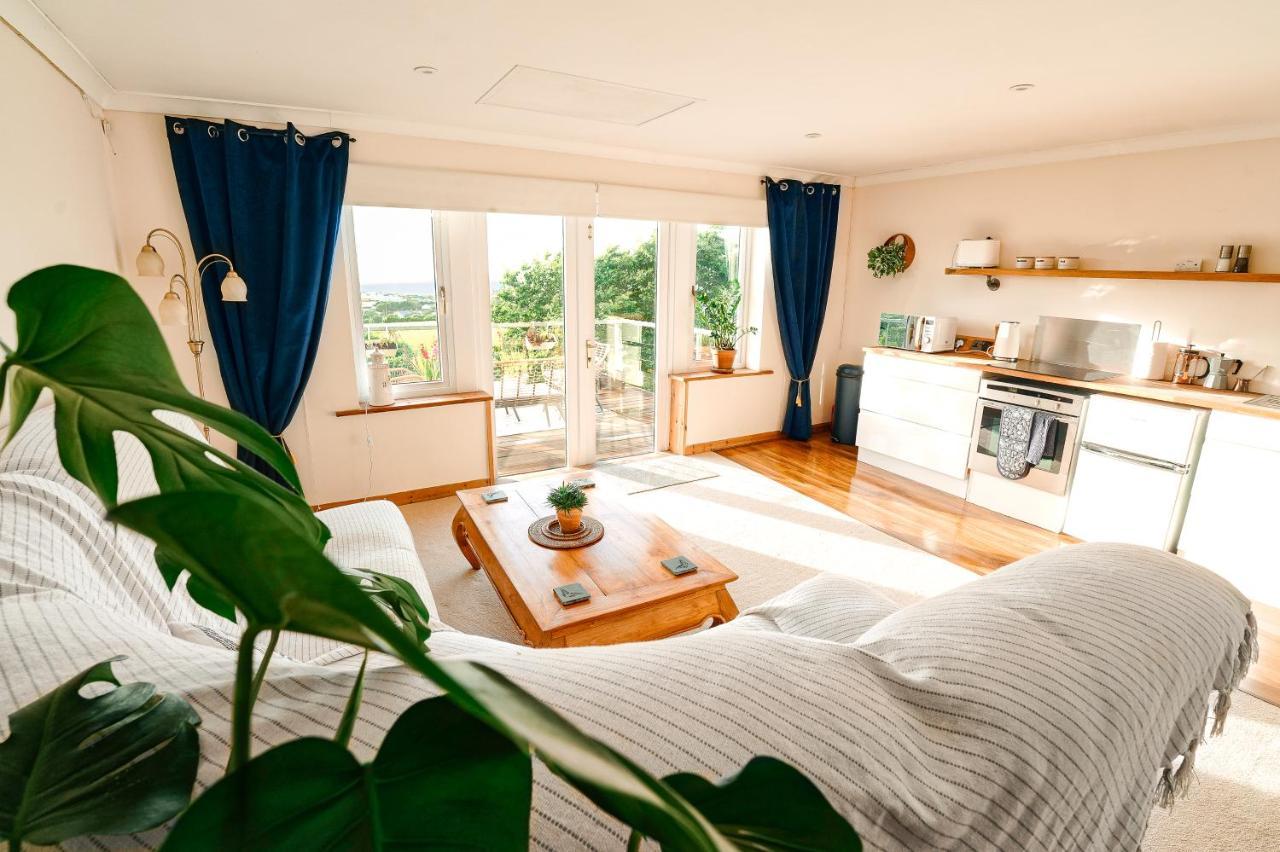 Spacious Sea-View Apt. Overlooking St Ives Bay Gwithian Kültér fotó